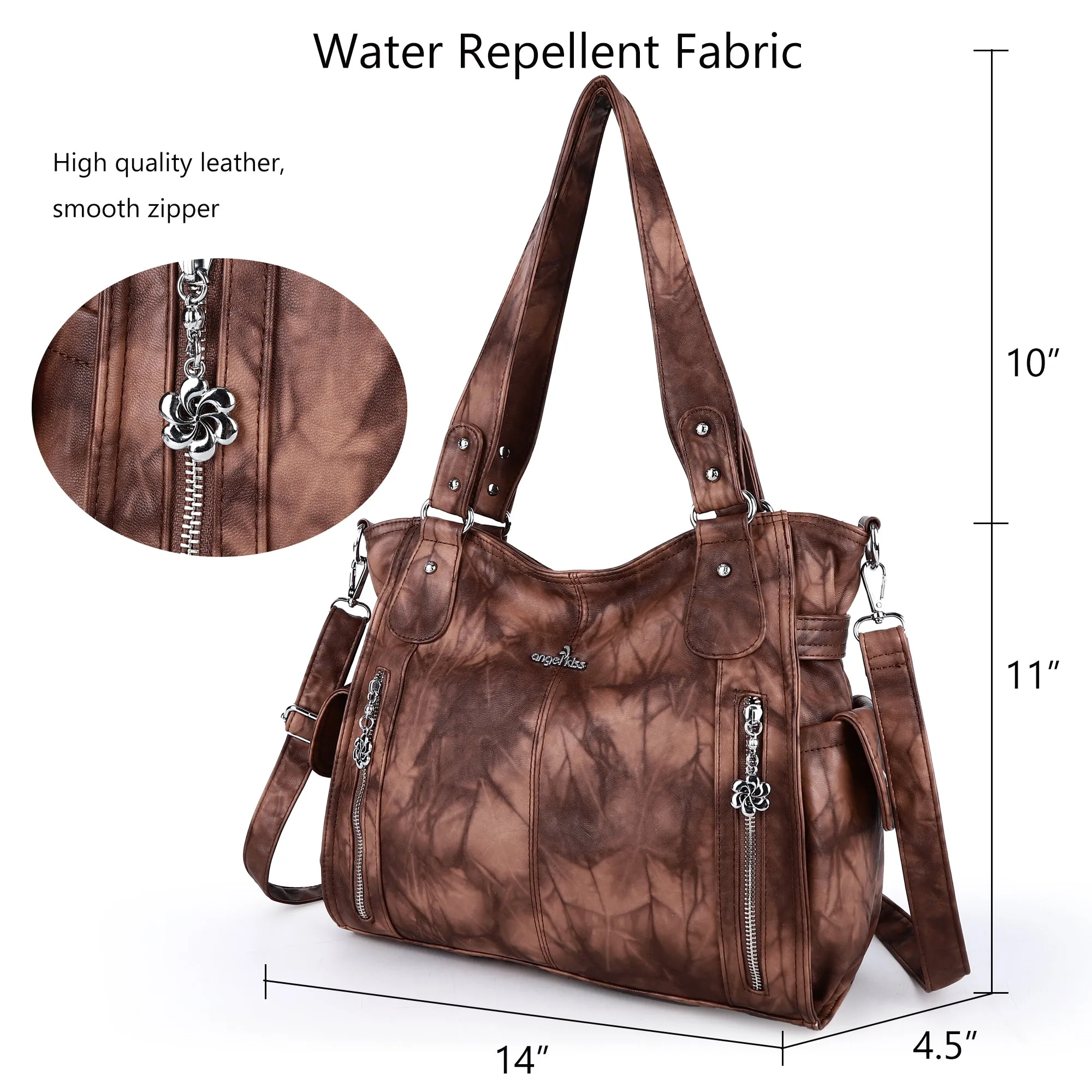 Angel Kiss lady tie-dye handbag