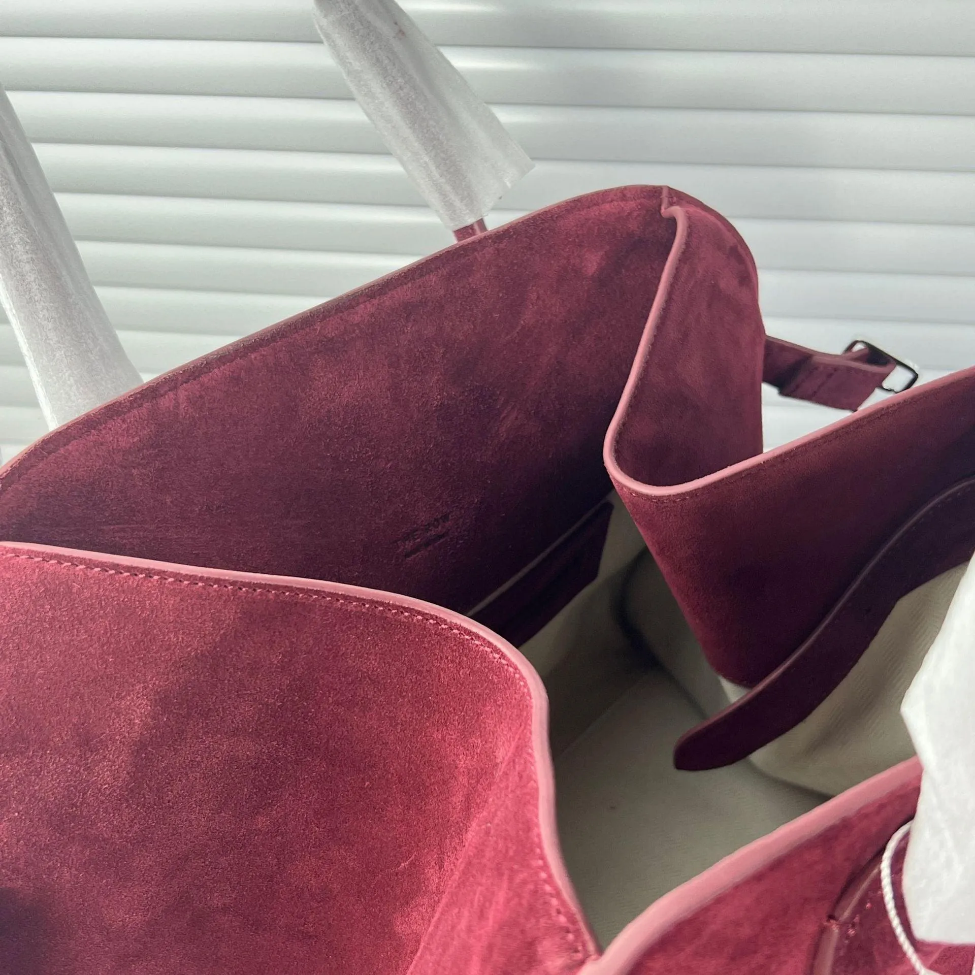 Autumn & Winter Italian Suede Leather Large Commuter Tote, Fashion Women's Shoulder & Crossbody Handbag, Leather Everyday Bag