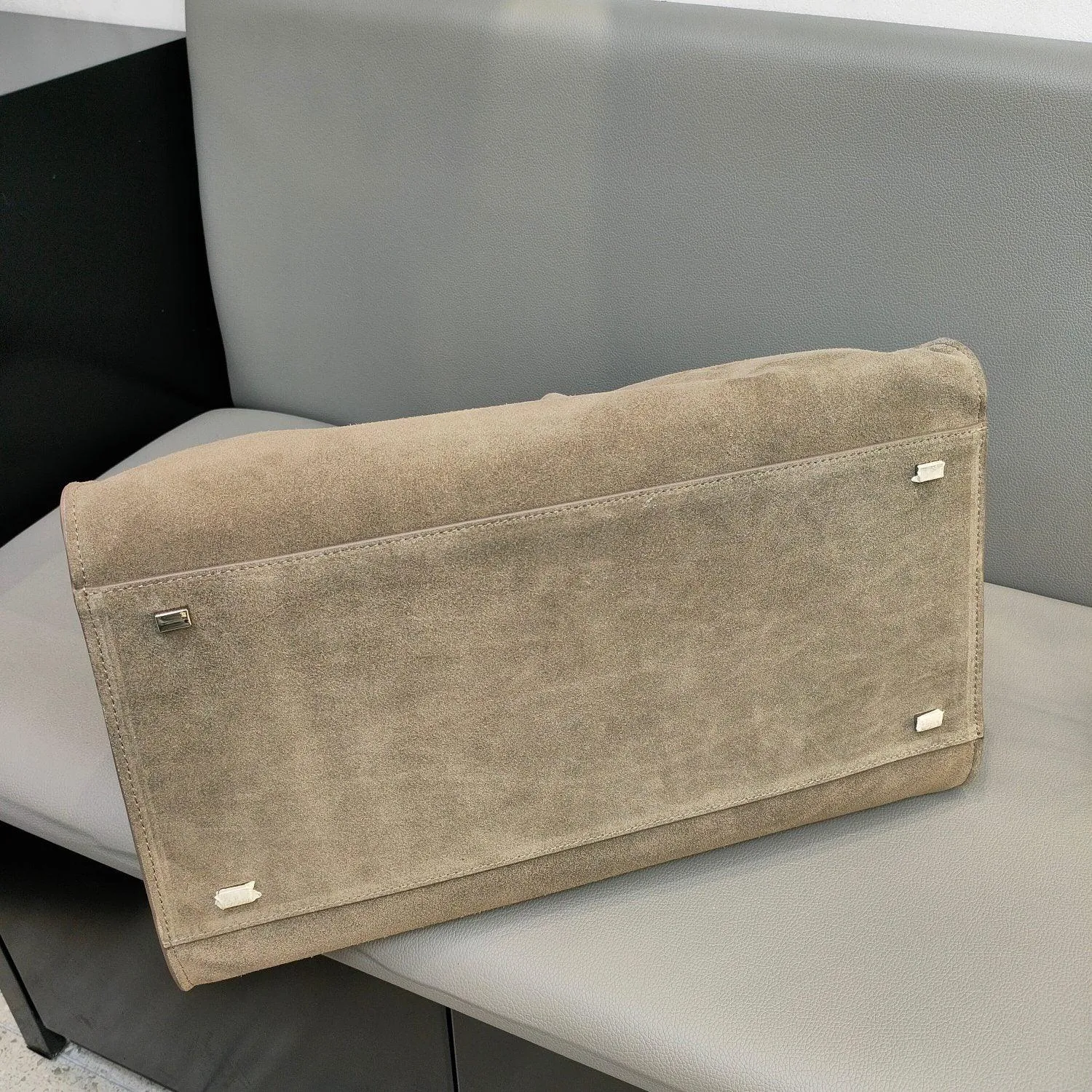 Autumn & Winter Italian Suede Leather Large Commuter Tote, Fashion Women's Shoulder & Crossbody Handbag, Leather Everyday Bag