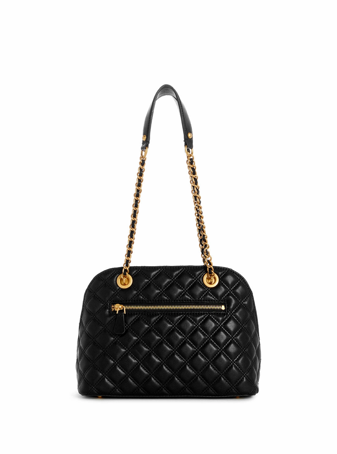Black Giully Dome Satchel Bag