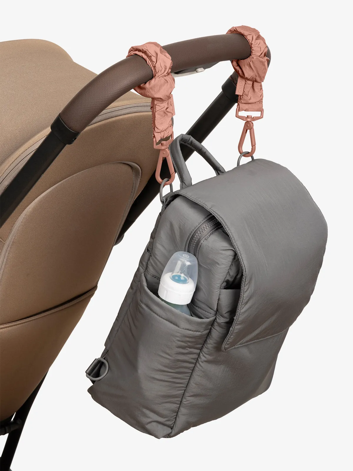 Convertible Mini Diaper Backpack with Stroller Straps