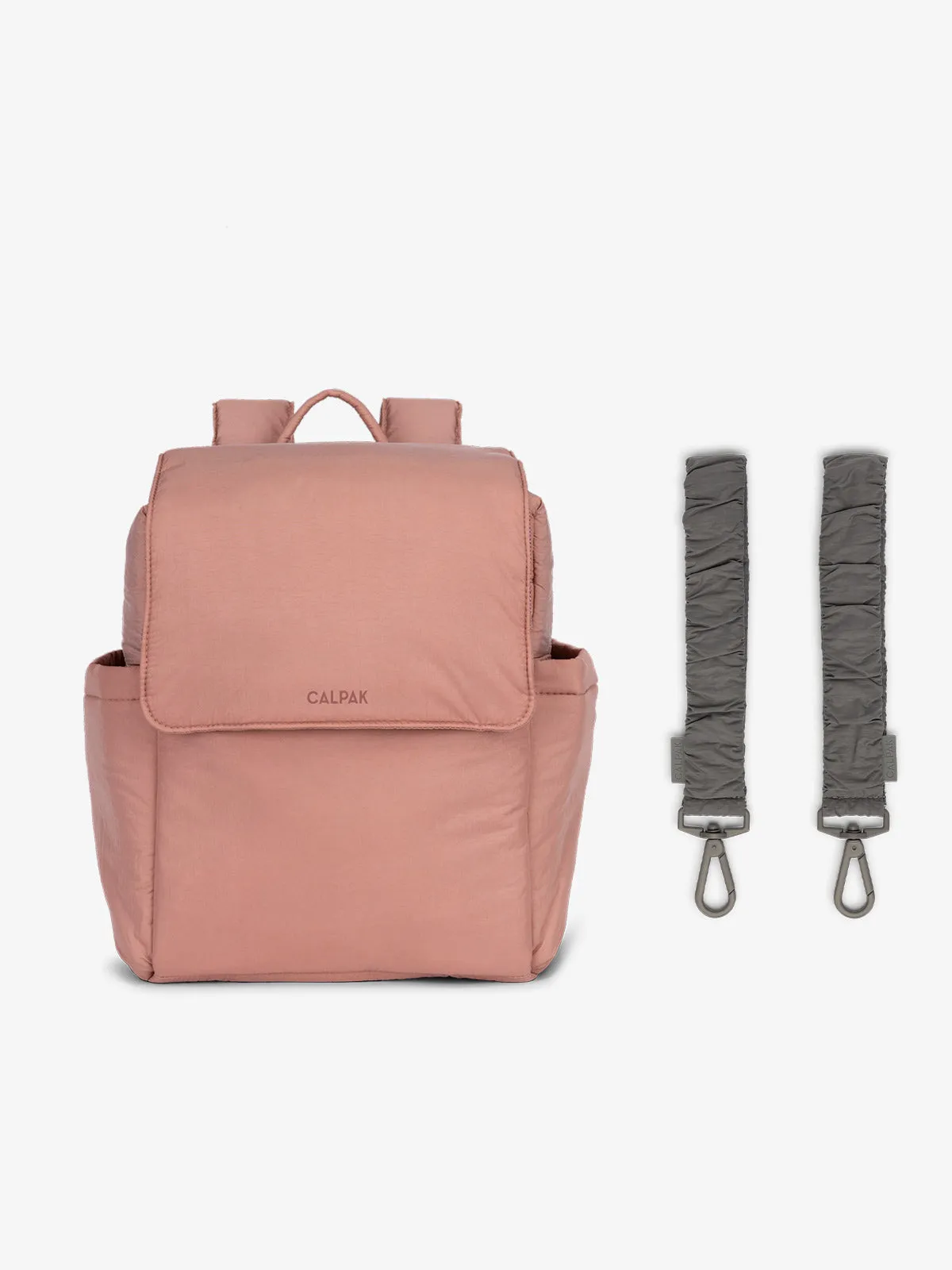 Convertible Mini Diaper Backpack with Stroller Straps