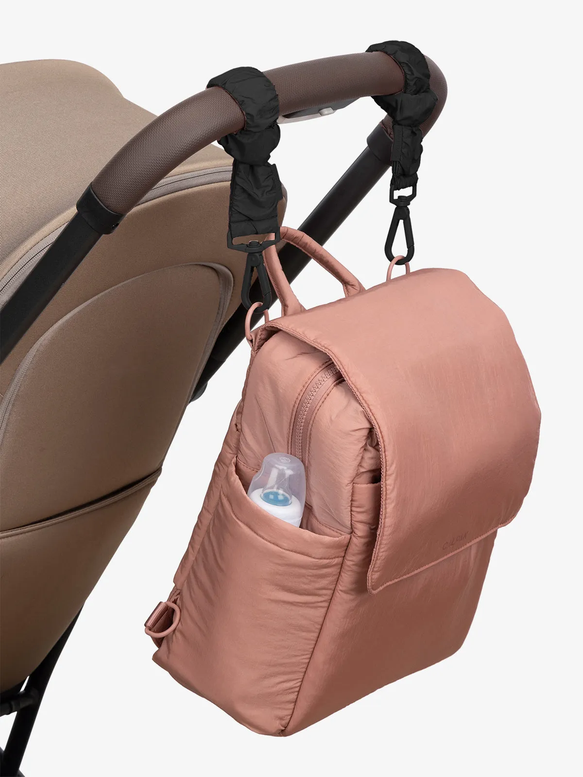 Convertible Mini Diaper Backpack with Stroller Straps