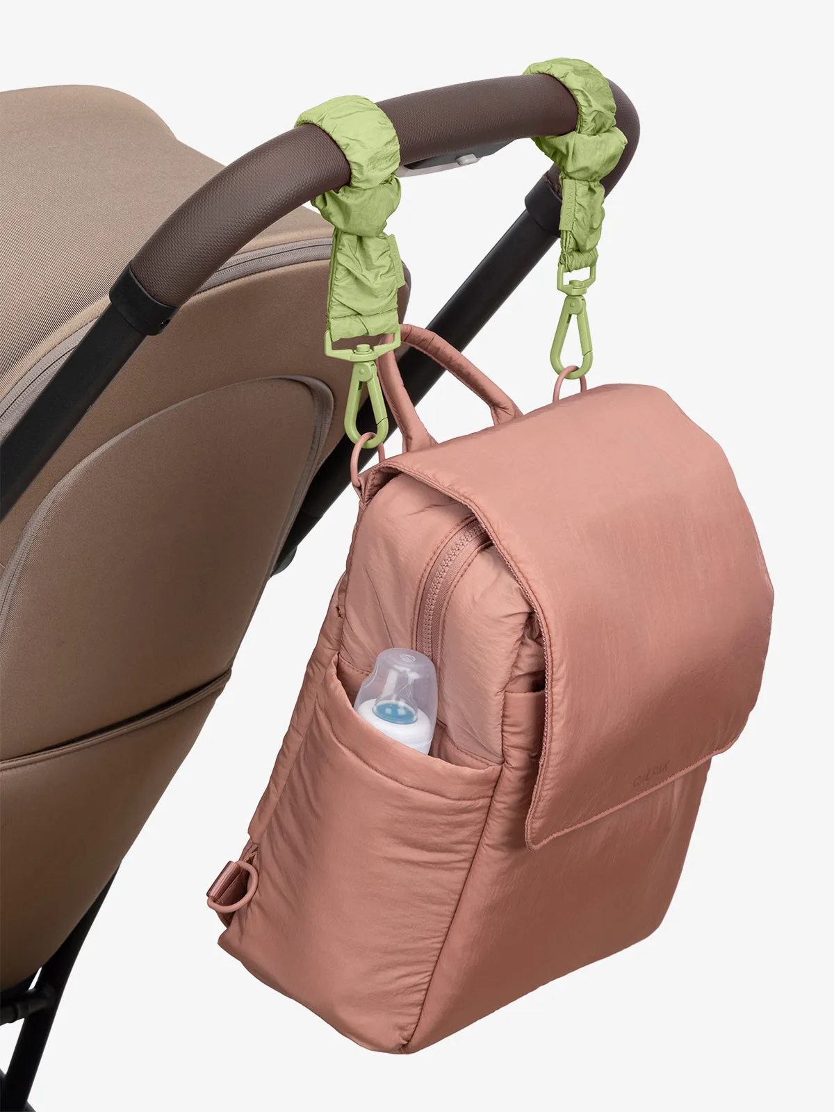 Convertible Mini Diaper Backpack with Stroller Straps
