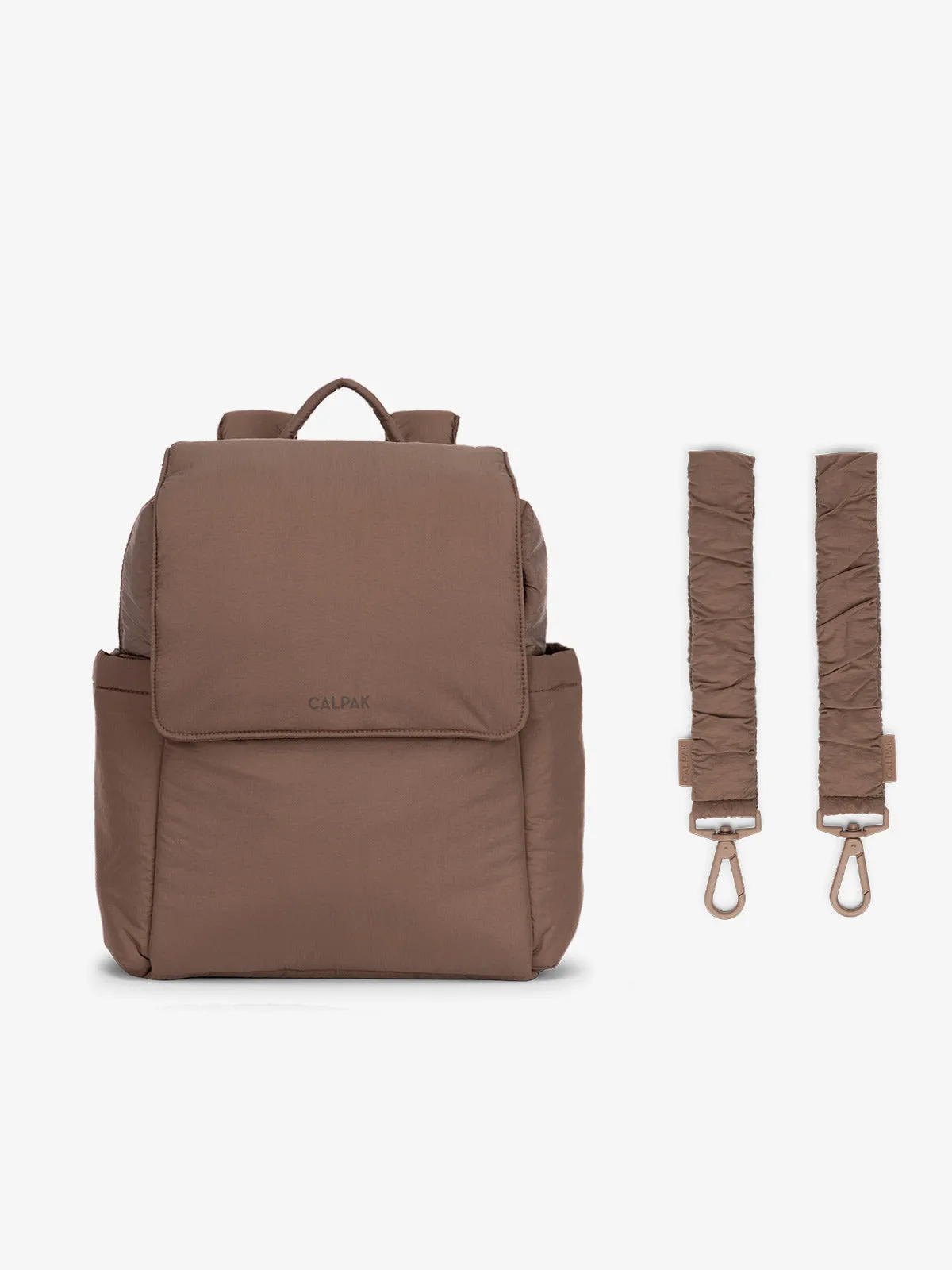 Convertible Mini Diaper Backpack with Stroller Straps