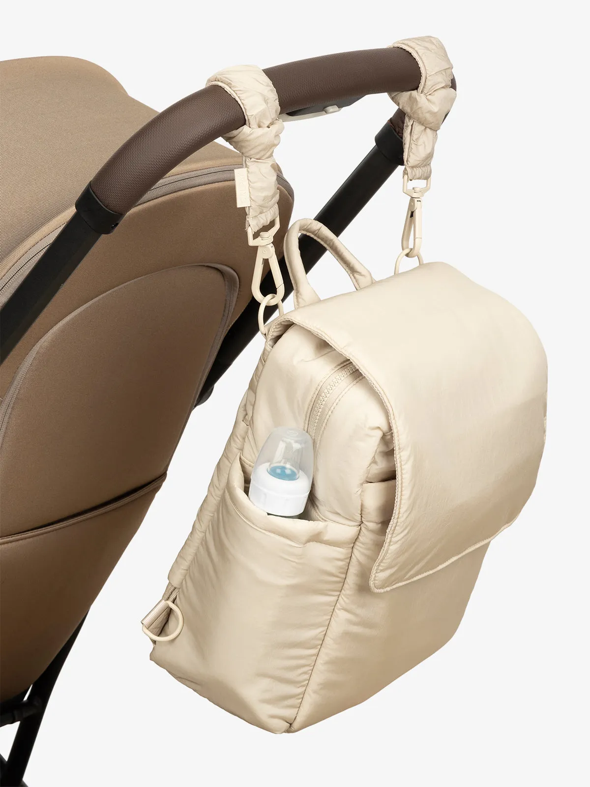 Convertible Mini Diaper Backpack with Stroller Straps