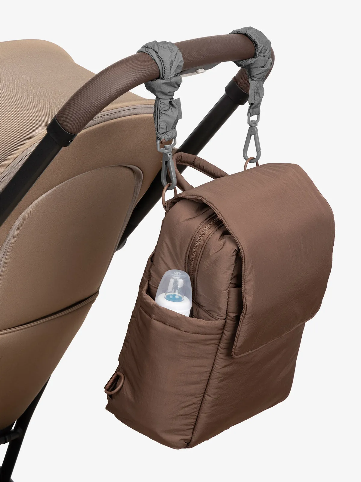 Convertible Mini Diaper Backpack with Stroller Straps
