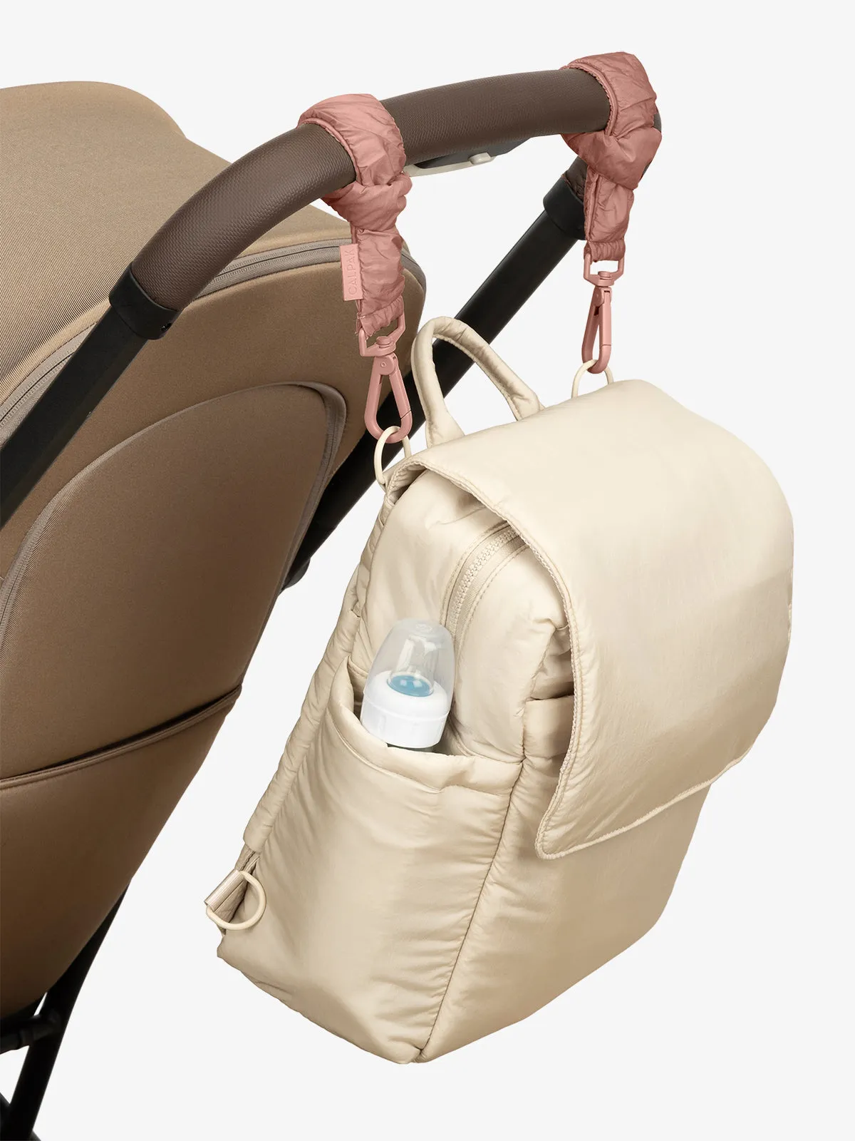 Convertible Mini Diaper Backpack with Stroller Straps
