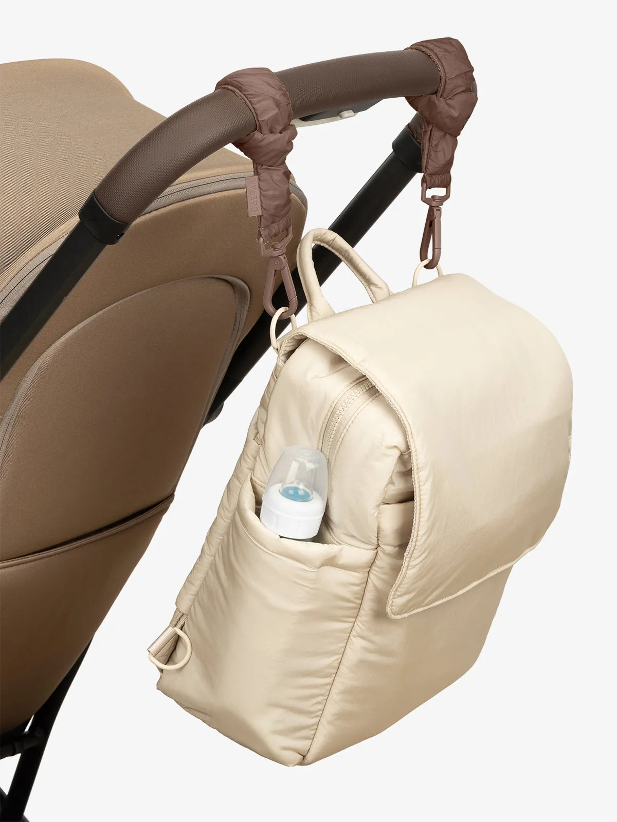 Convertible Mini Diaper Backpack with Stroller Straps
