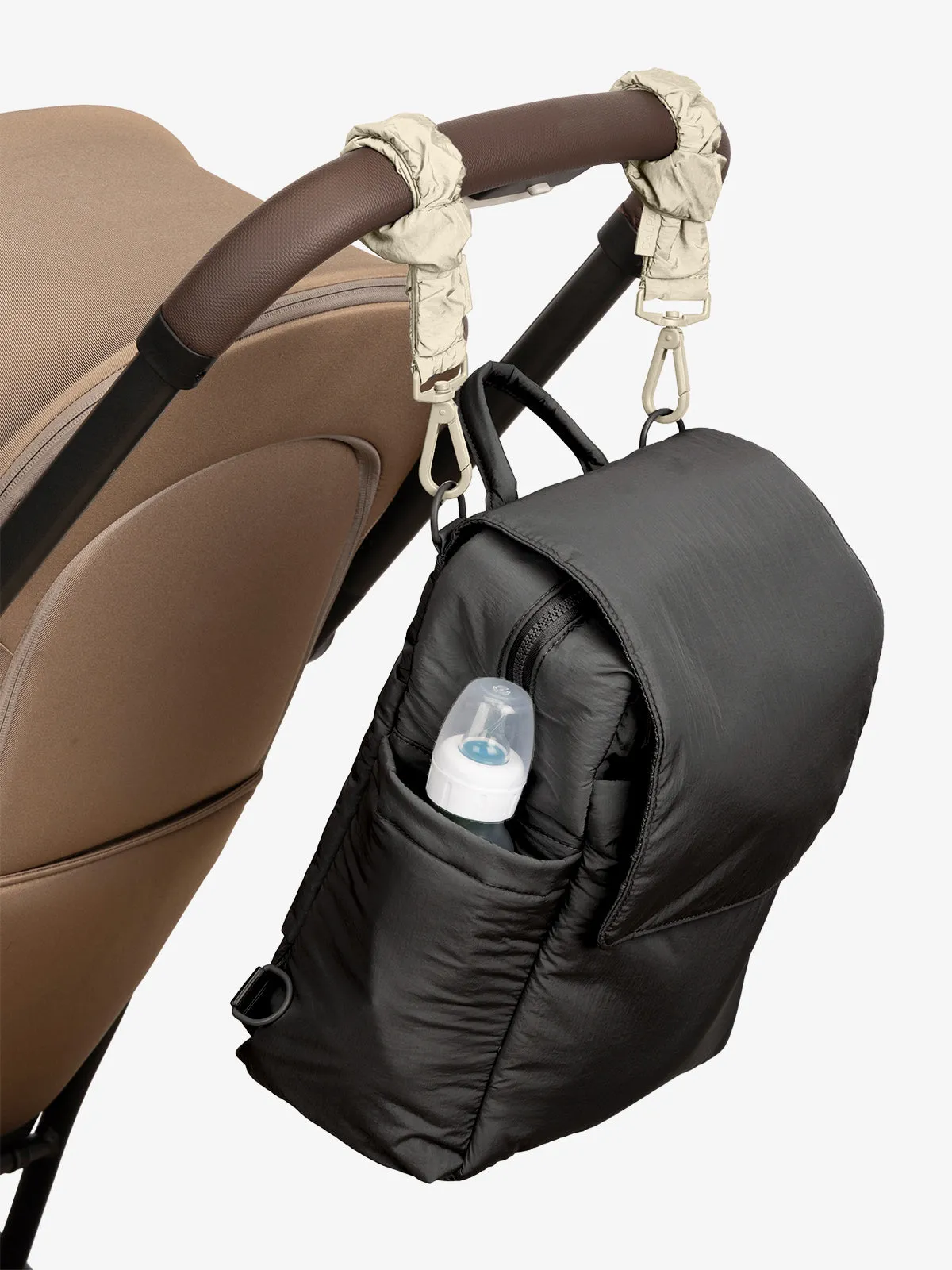 Convertible Mini Diaper Backpack with Stroller Straps