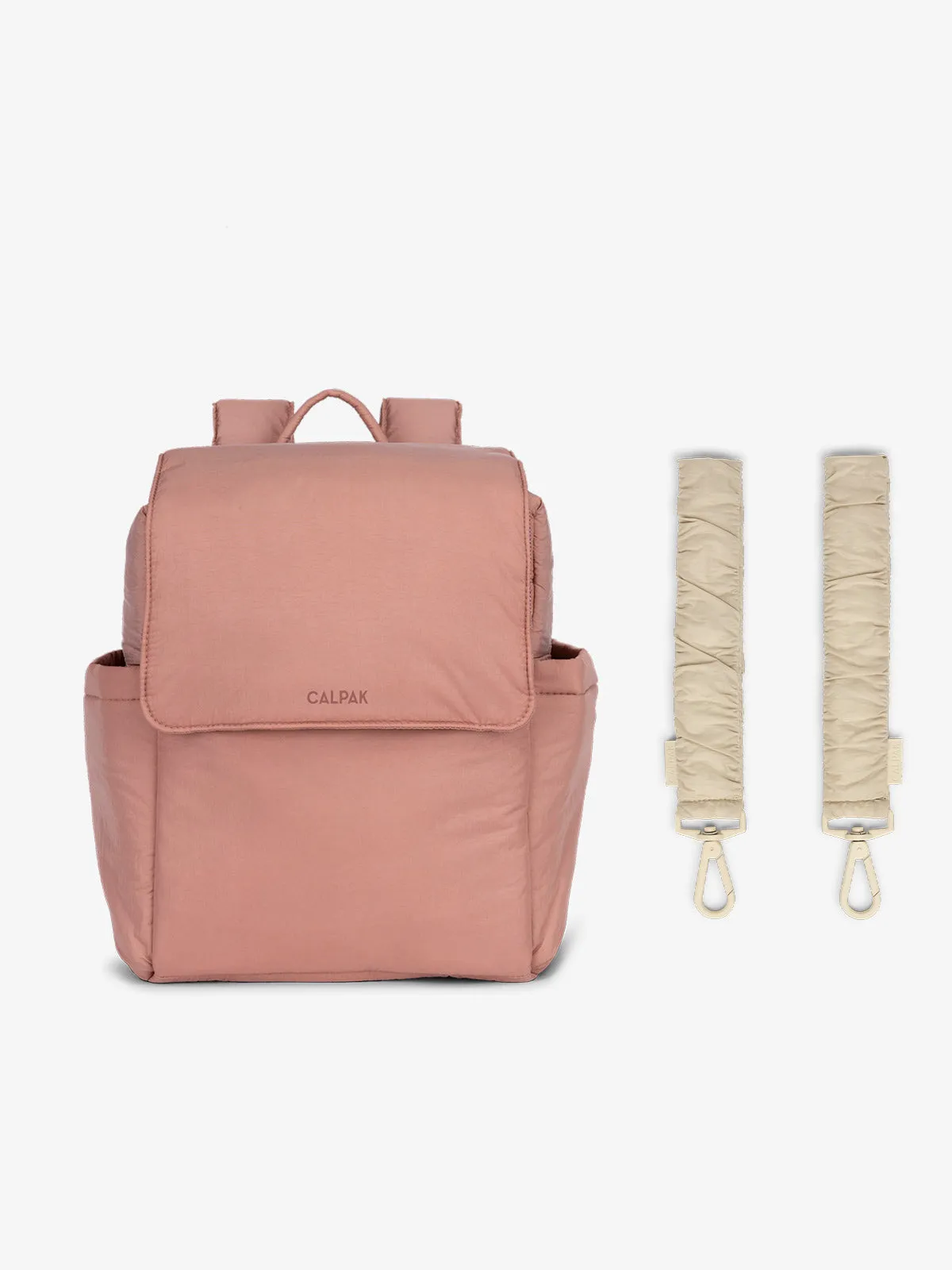Convertible Mini Diaper Backpack with Stroller Straps