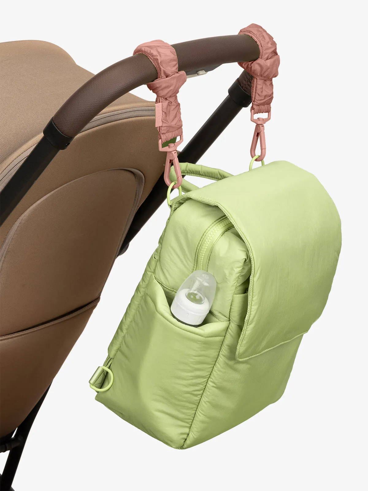 Convertible Mini Diaper Backpack with Stroller Straps