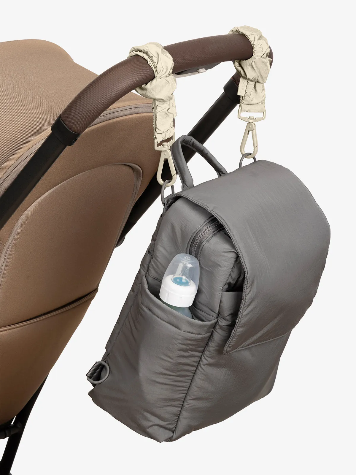 Convertible Mini Diaper Backpack with Stroller Straps