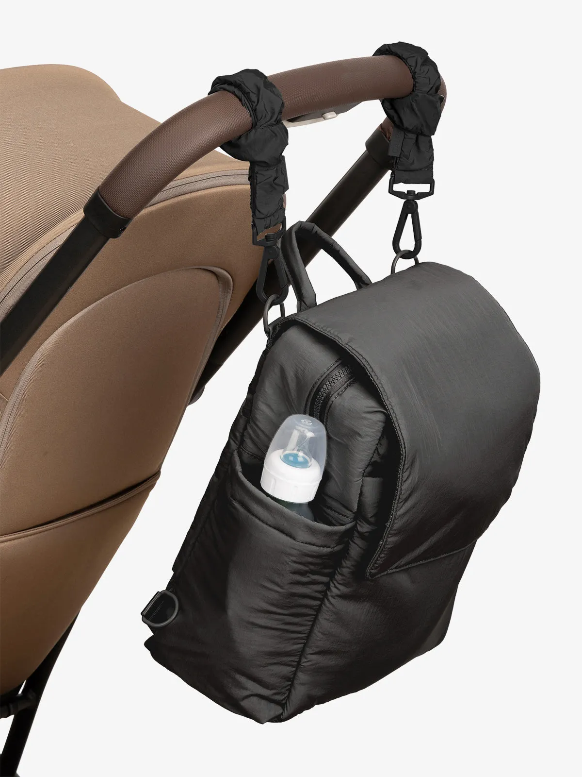 Convertible Mini Diaper Backpack with Stroller Straps