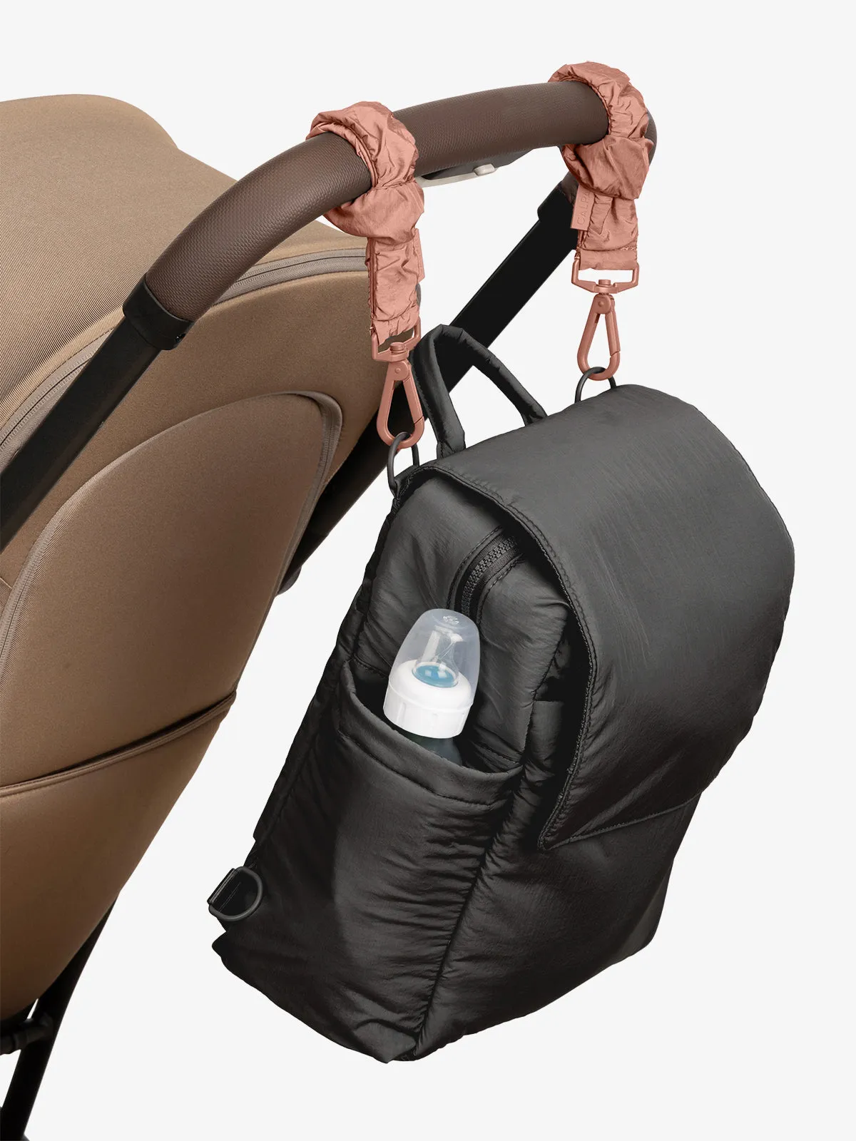 Convertible Mini Diaper Backpack with Stroller Straps