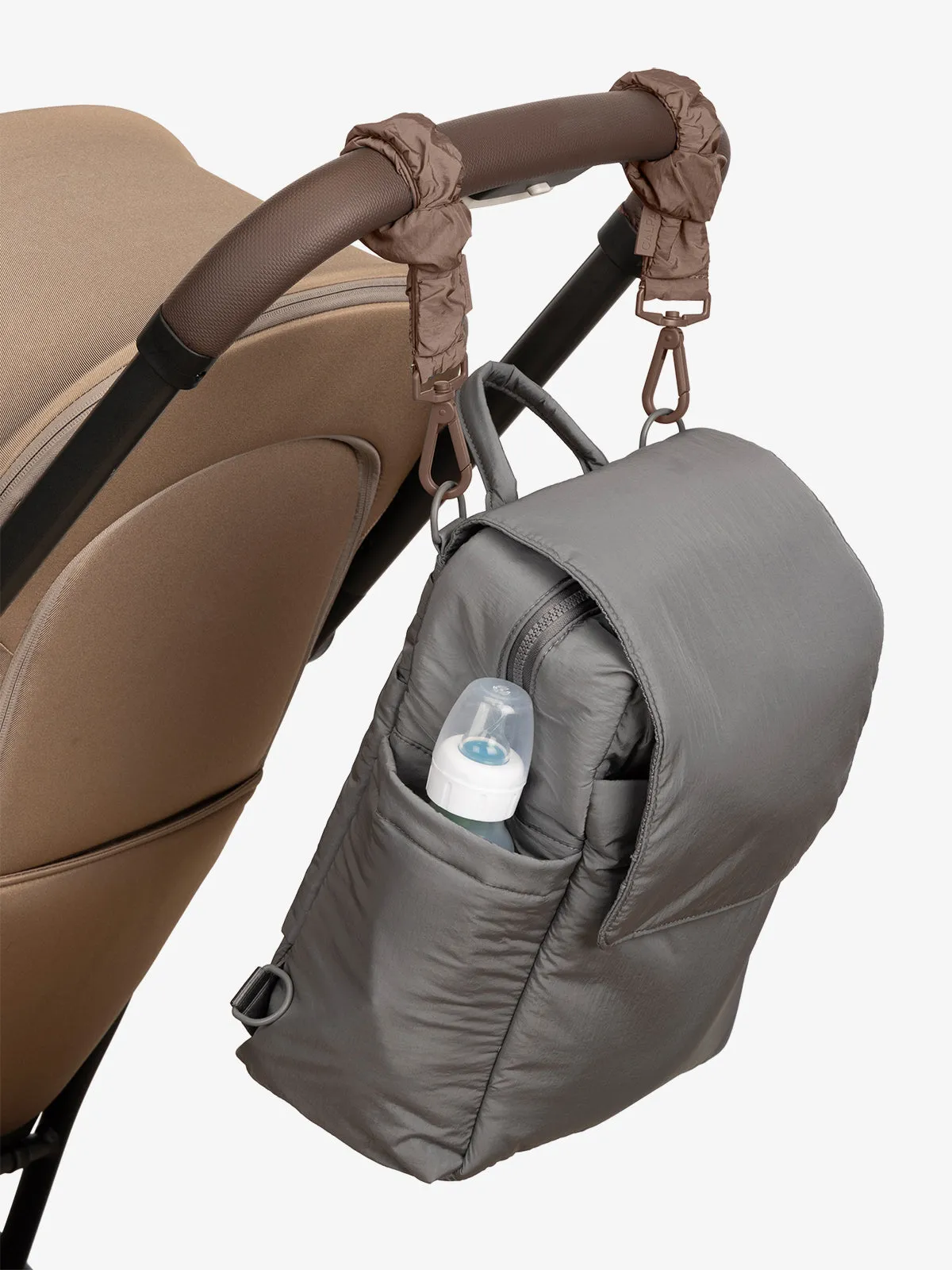 Convertible Mini Diaper Backpack with Stroller Straps