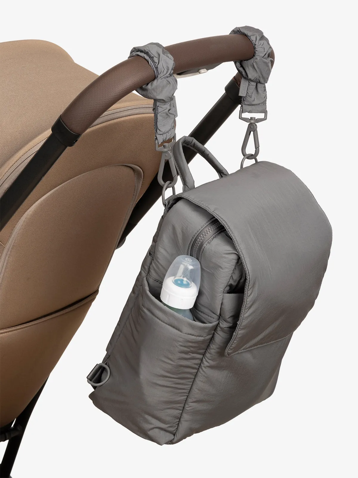 Convertible Mini Diaper Backpack with Stroller Straps