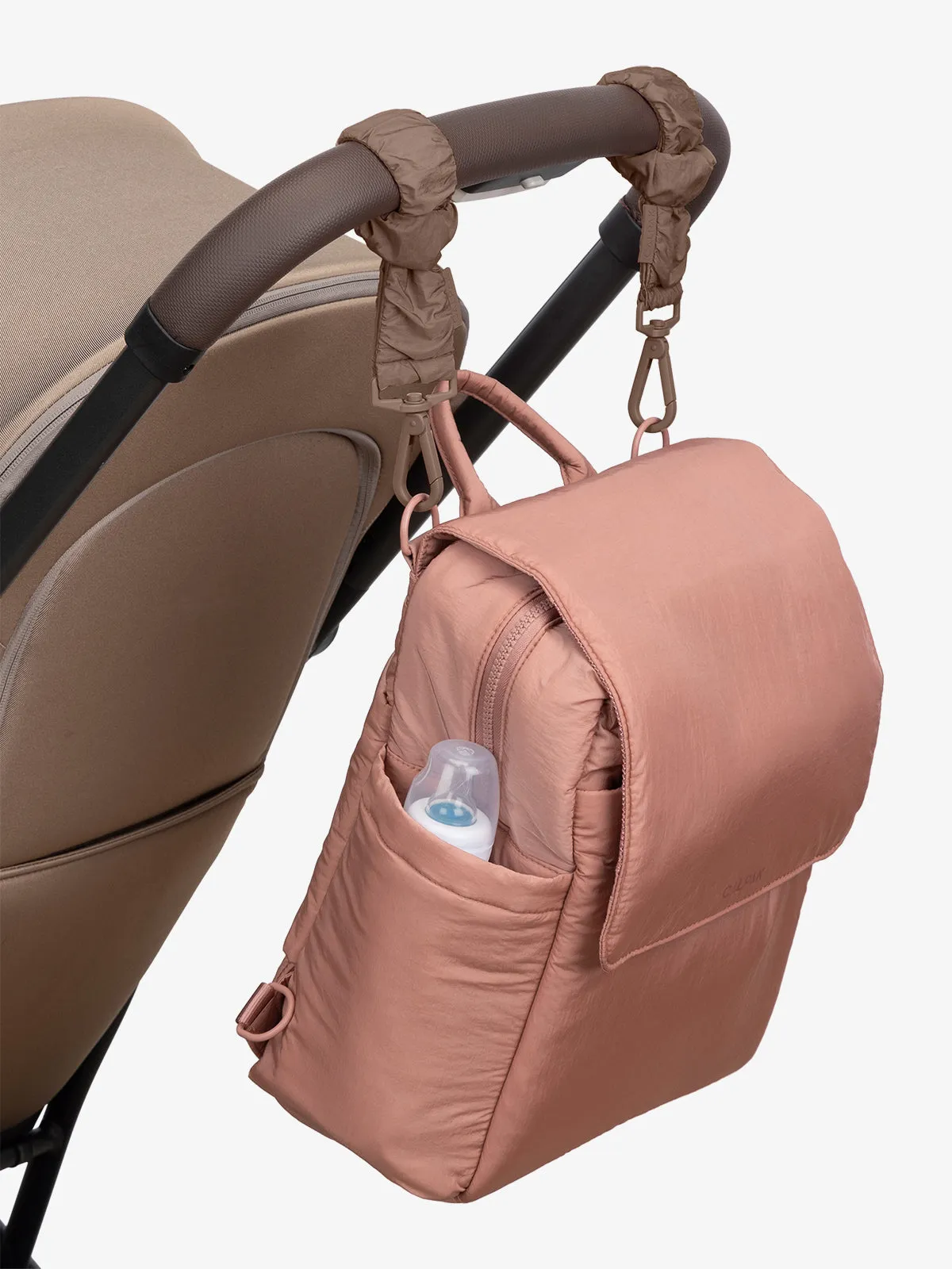 Convertible Mini Diaper Backpack with Stroller Straps