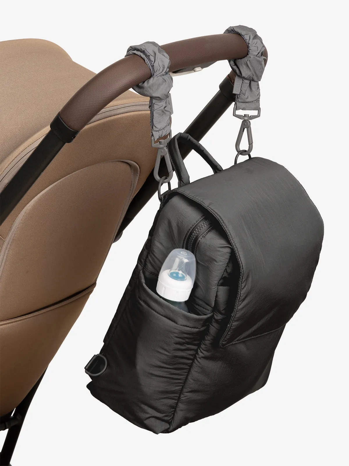 Convertible Mini Diaper Backpack with Stroller Straps