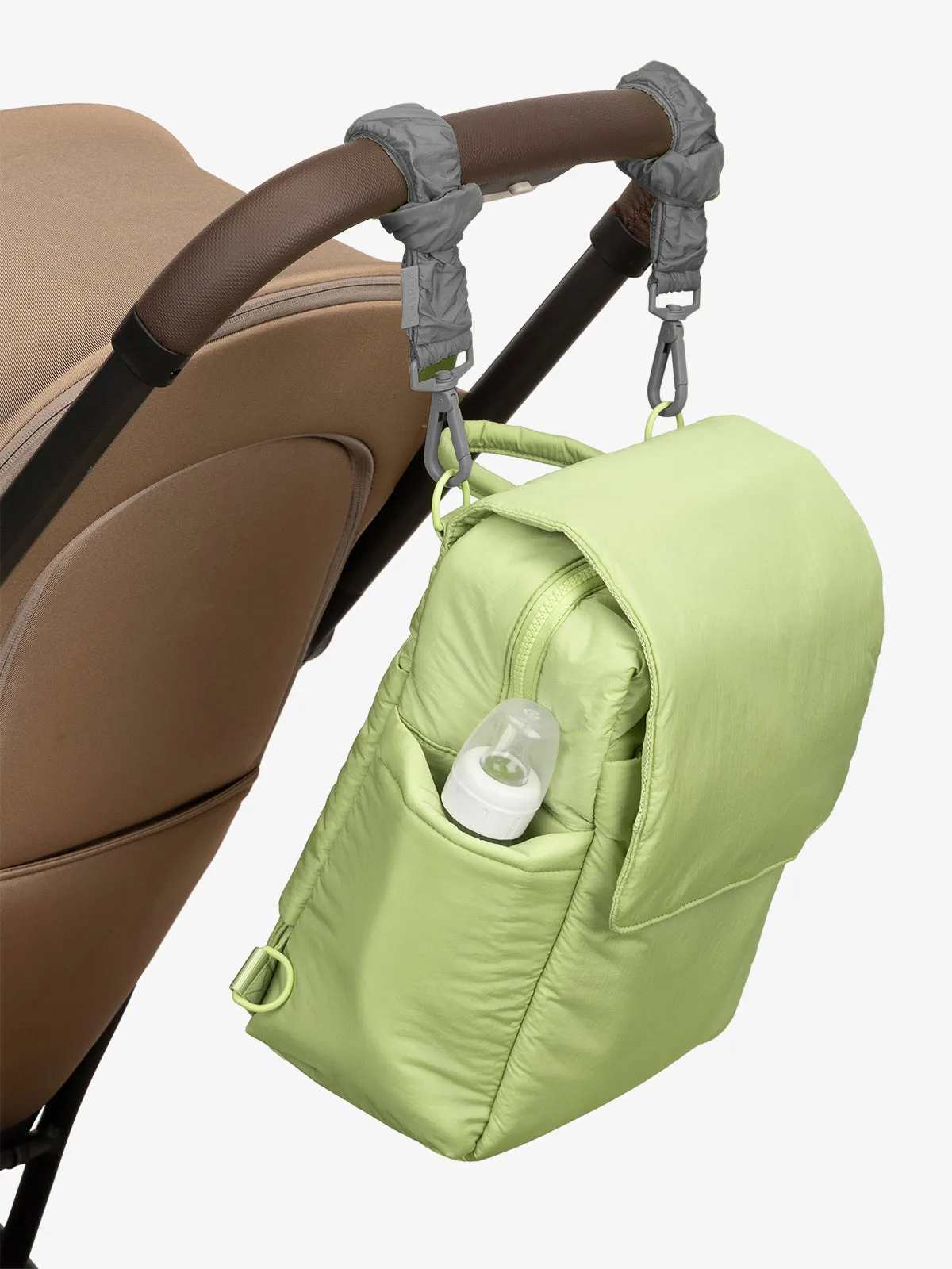 Convertible Mini Diaper Backpack with Stroller Straps
