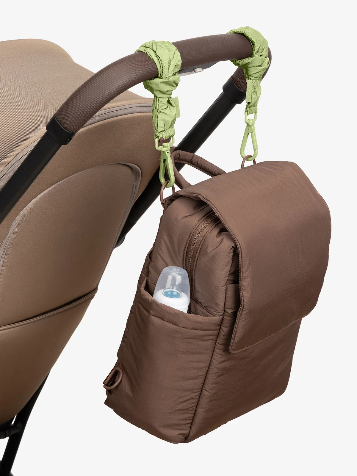 Convertible Mini Diaper Backpack with Stroller Straps