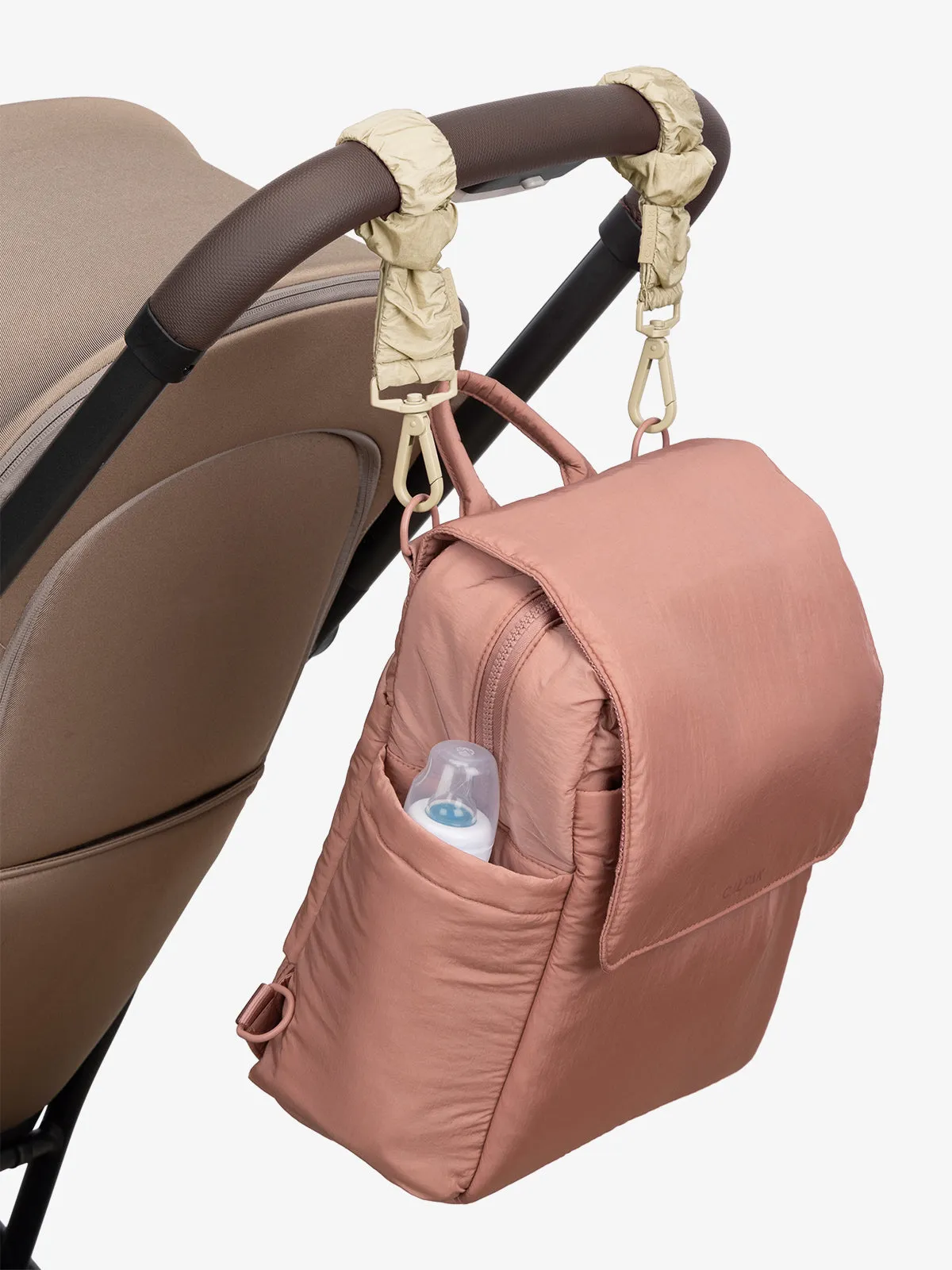 Convertible Mini Diaper Backpack with Stroller Straps