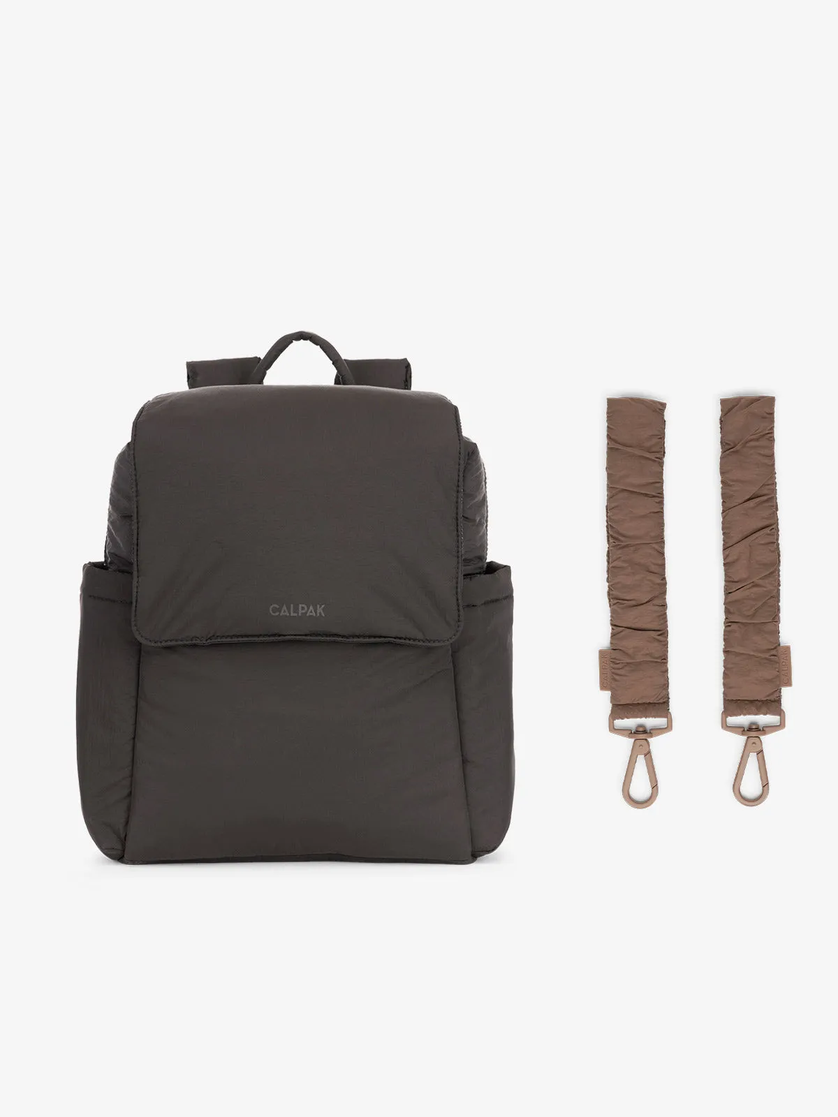 Convertible Mini Diaper Backpack with Stroller Straps