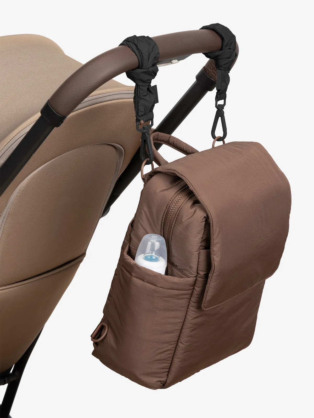 Convertible Mini Diaper Backpack with Stroller Straps