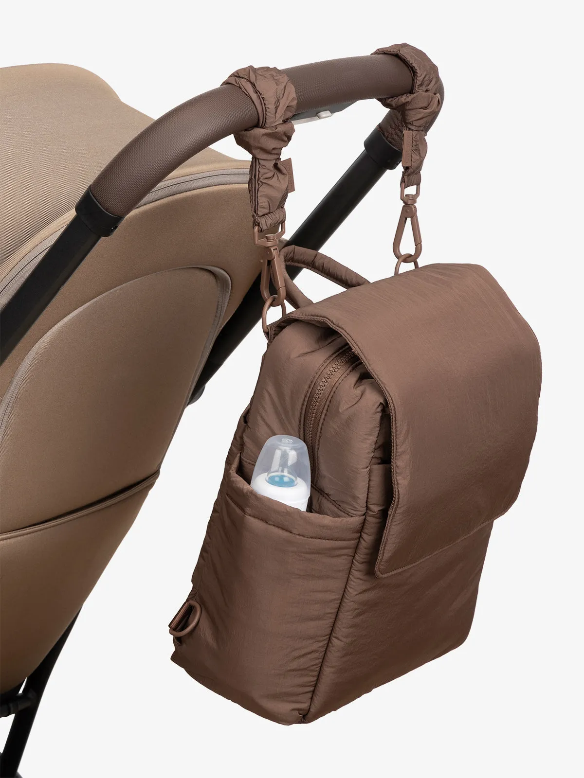 Convertible Mini Diaper Backpack with Stroller Straps