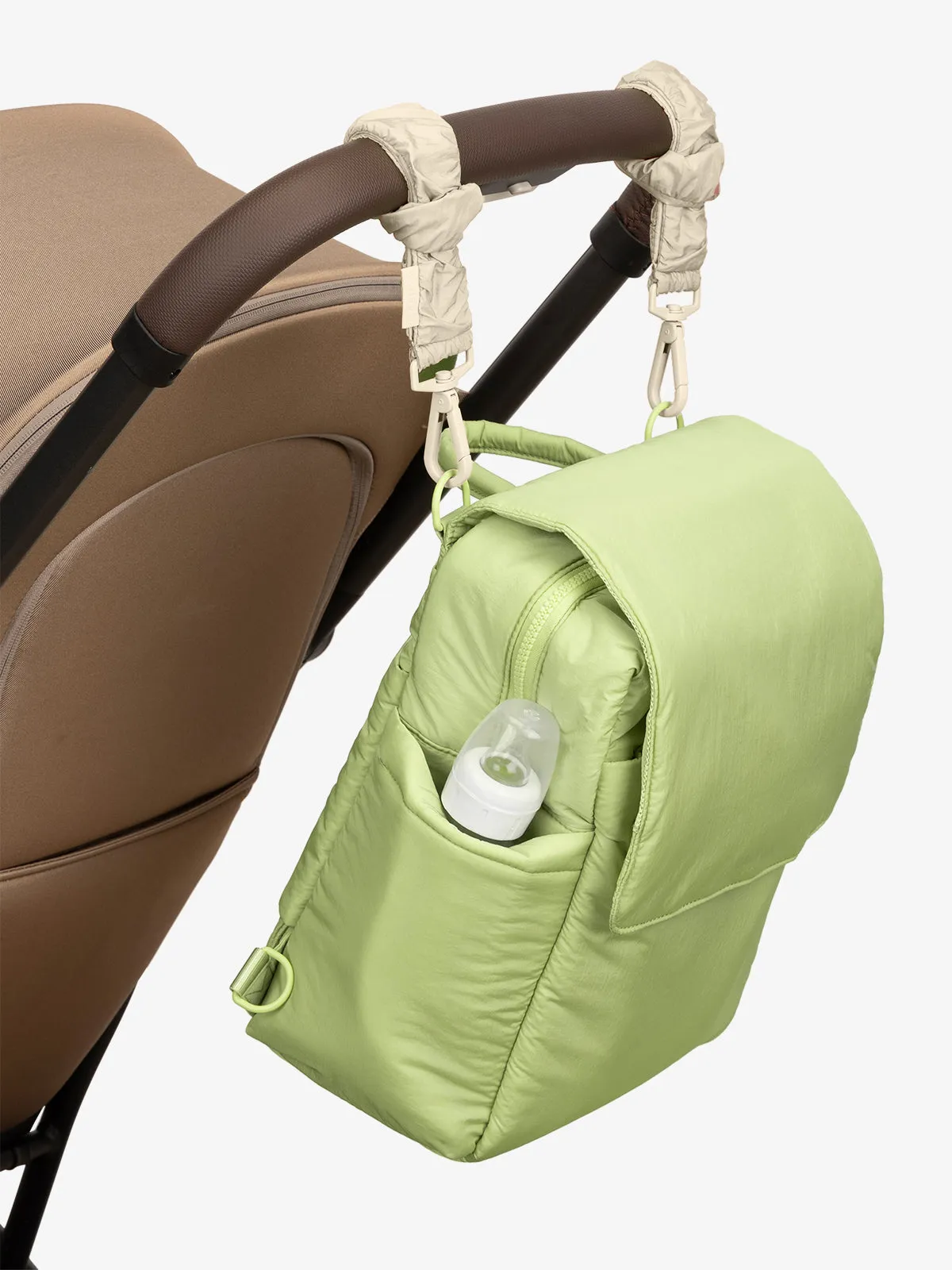 Convertible Mini Diaper Backpack with Stroller Straps
