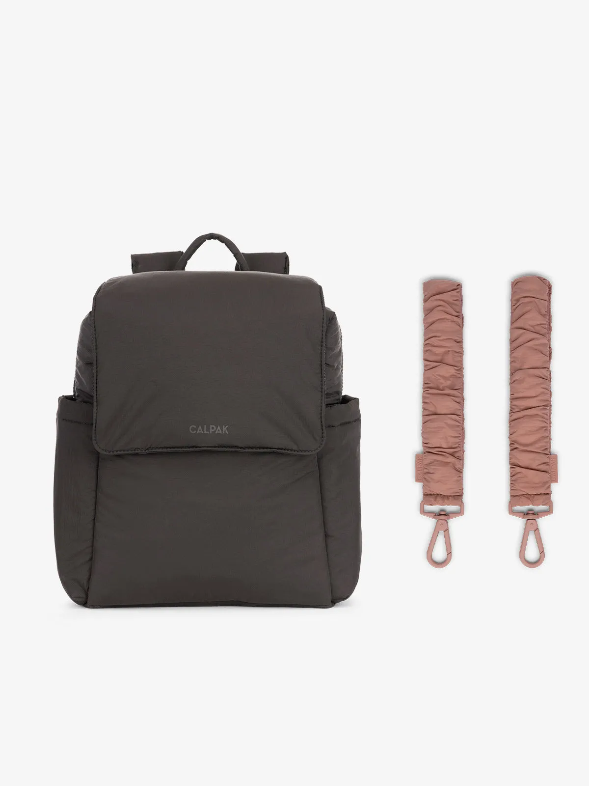 Convertible Mini Diaper Backpack with Stroller Straps