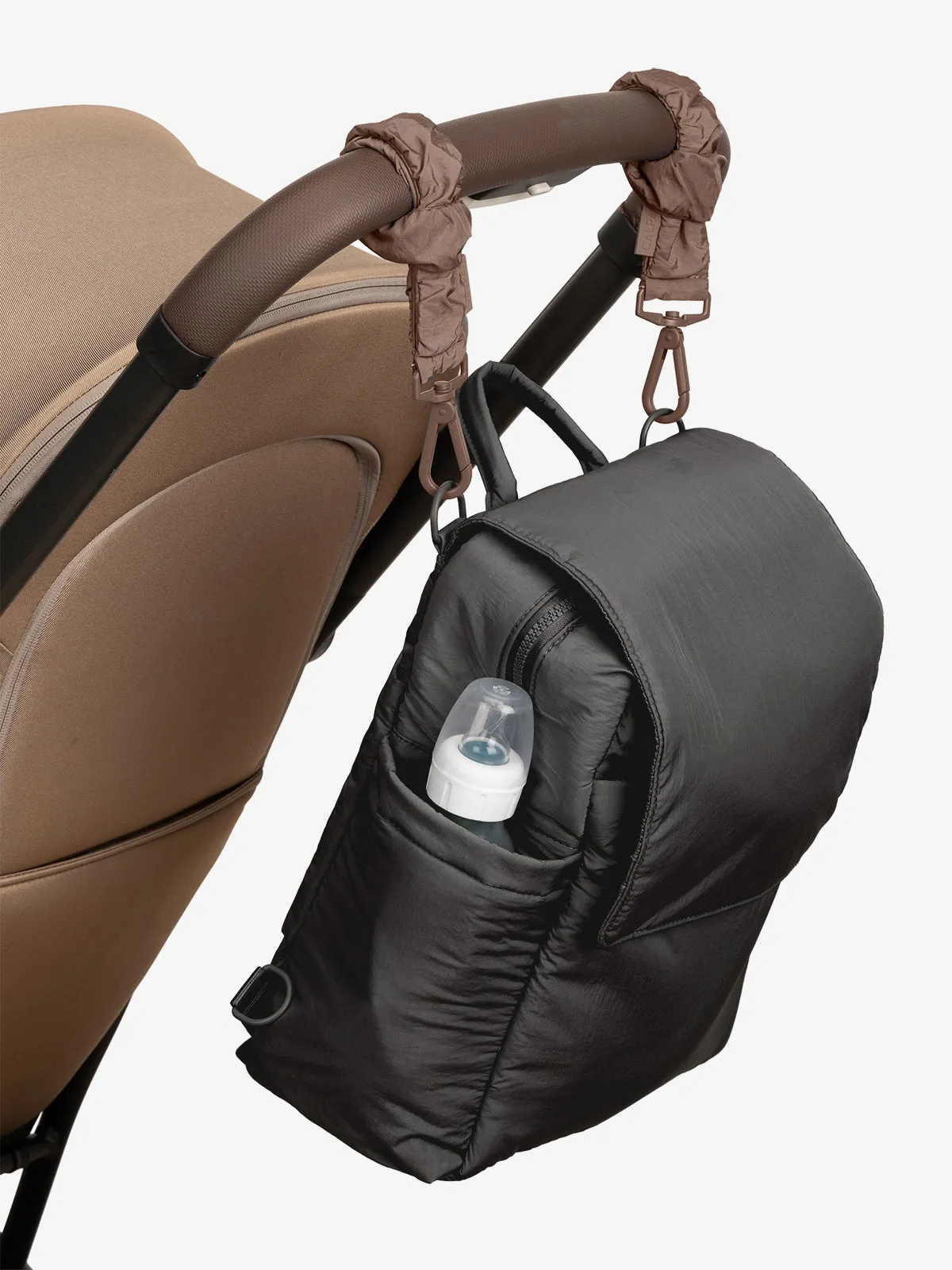 Convertible Mini Diaper Backpack with Stroller Straps