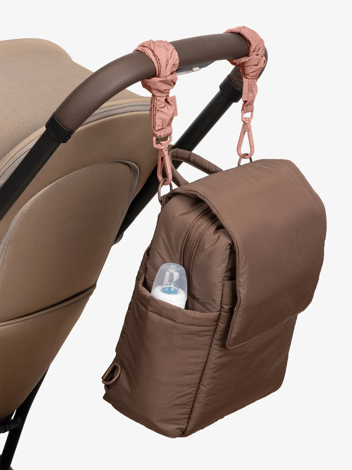 Convertible Mini Diaper Backpack with Stroller Straps