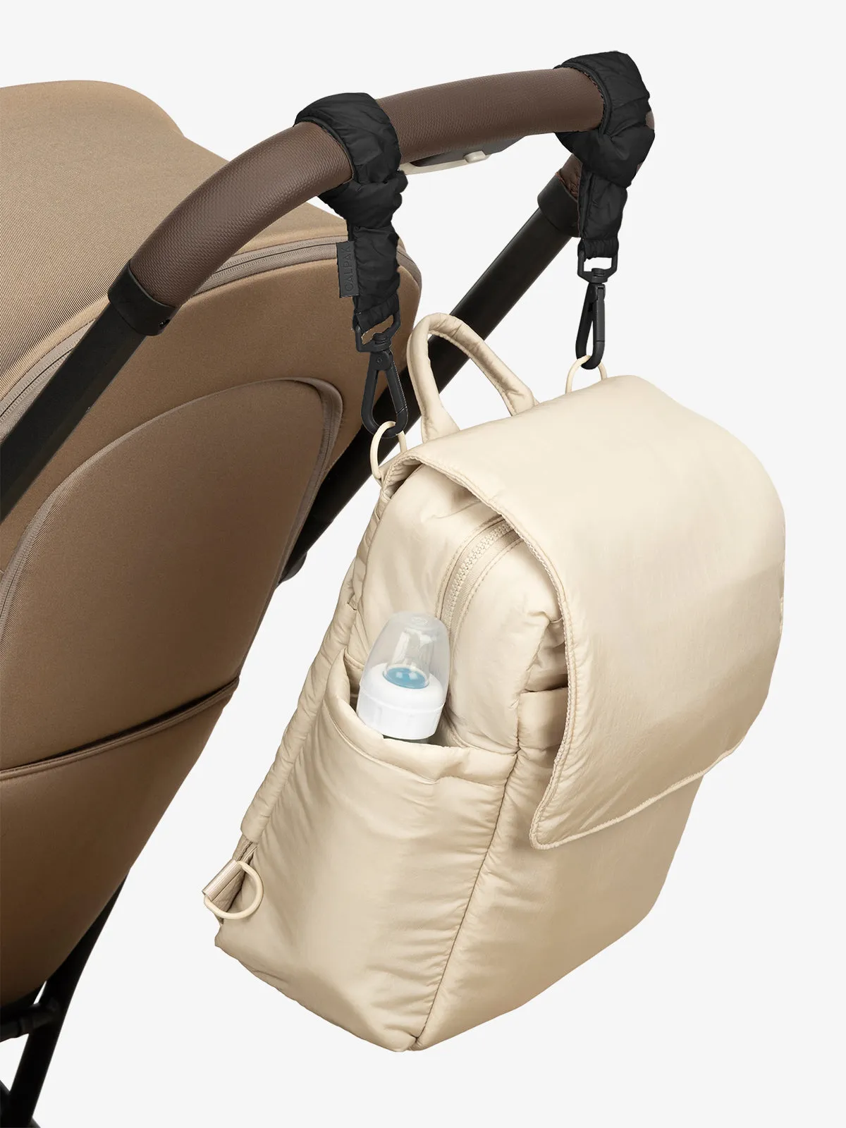 Convertible Mini Diaper Backpack with Stroller Straps
