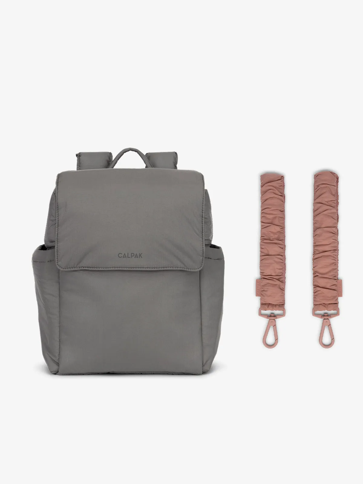 Convertible Mini Diaper Backpack with Stroller Straps