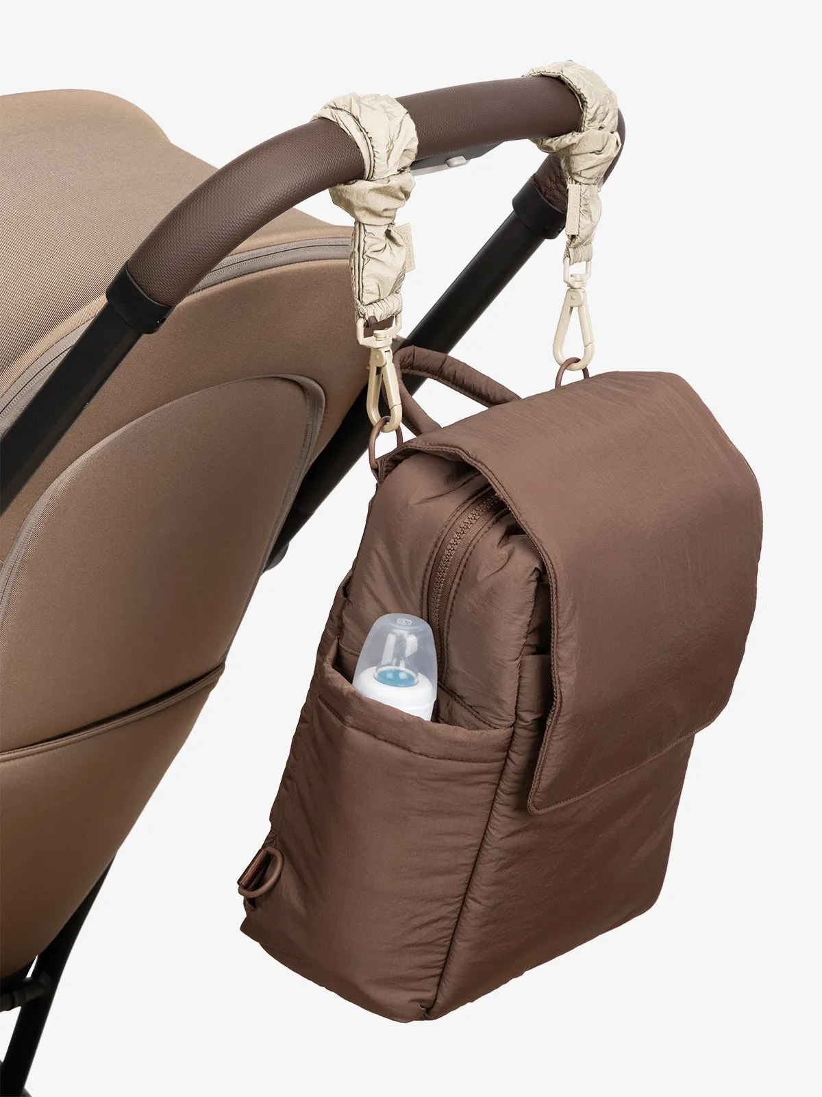Convertible Mini Diaper Backpack with Stroller Straps