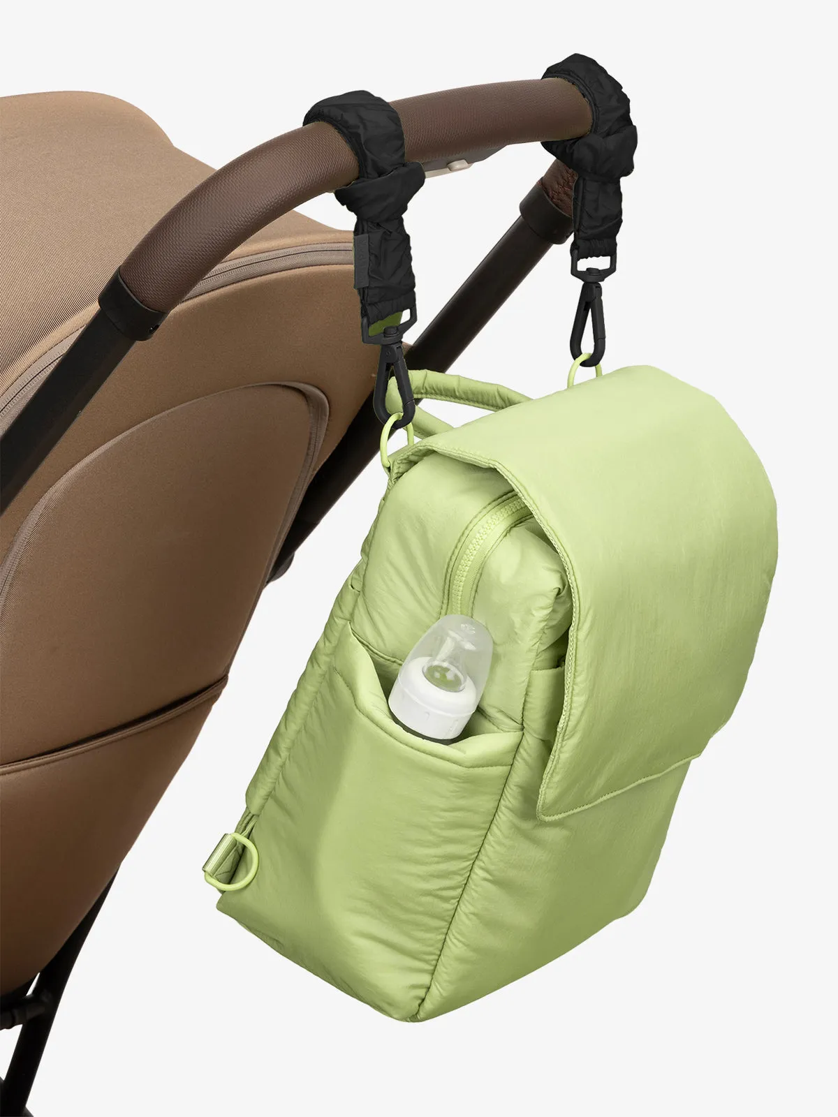 Convertible Mini Diaper Backpack with Stroller Straps