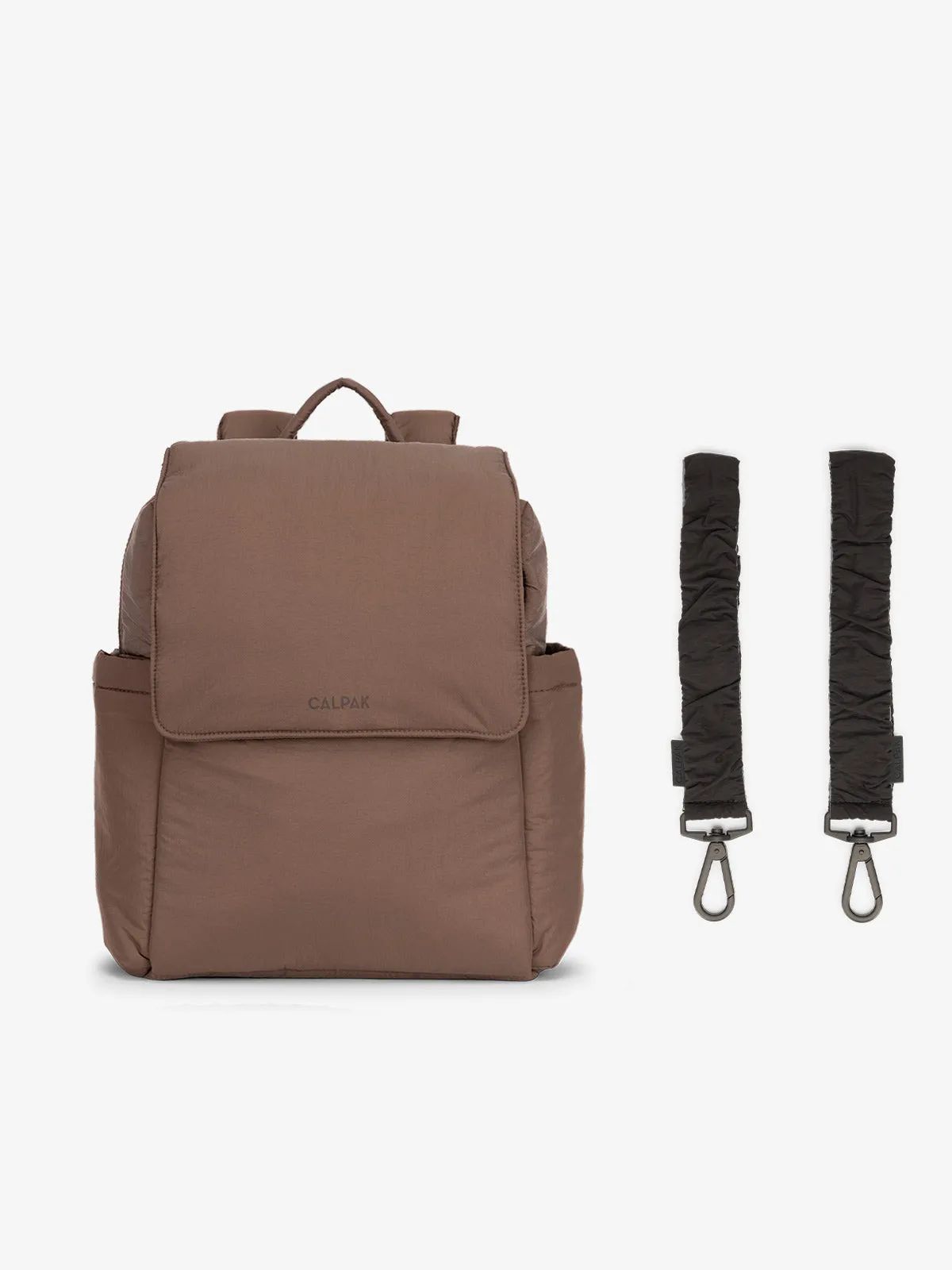 Convertible Mini Diaper Backpack with Stroller Straps