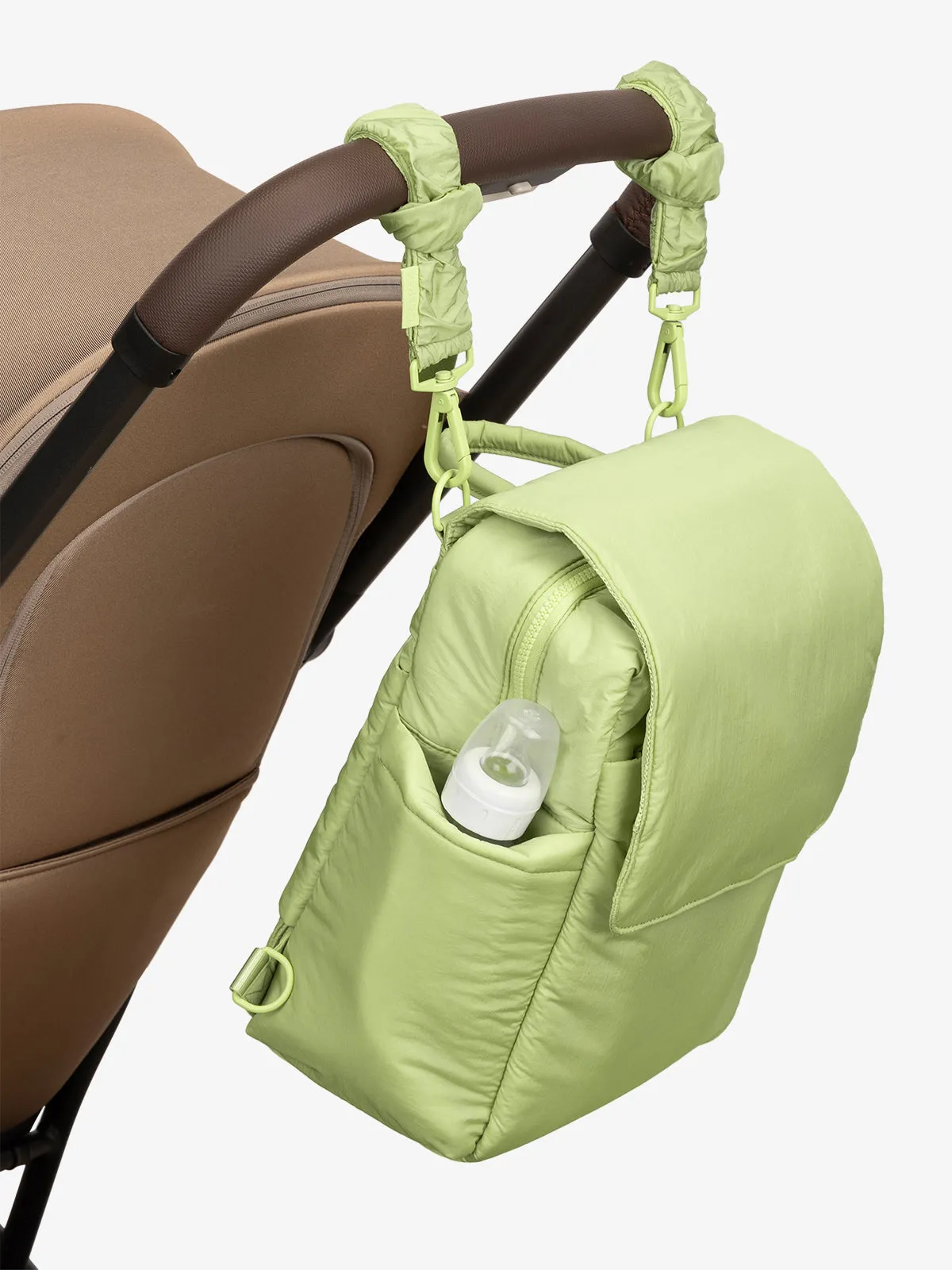 Convertible Mini Diaper Backpack with Stroller Straps
