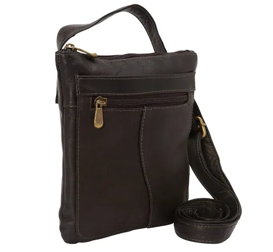 David King & Co. 598 Leather Slender Shoulder Bag