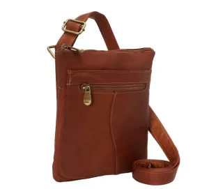 David King & Co. 598 Leather Slender Shoulder Bag