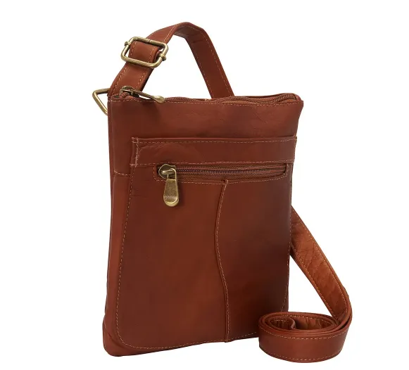 David King & Co. 598 Leather Slender Shoulder Bag