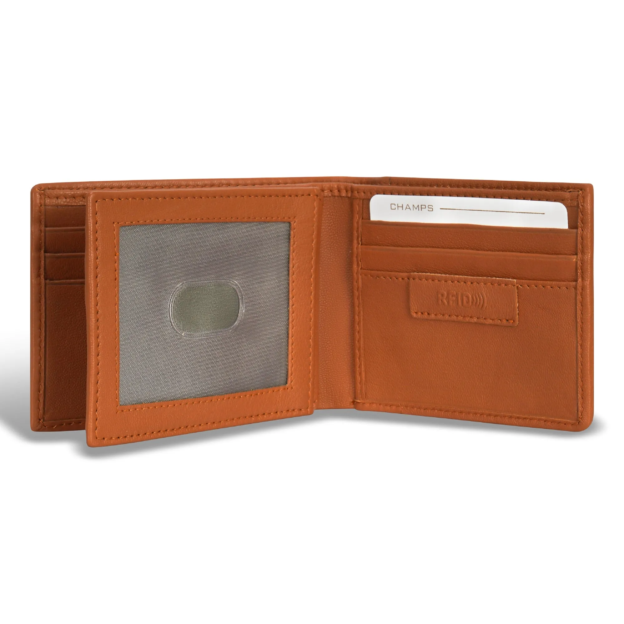 Denim / Leather Zip Around Wallet *Drop Ship*