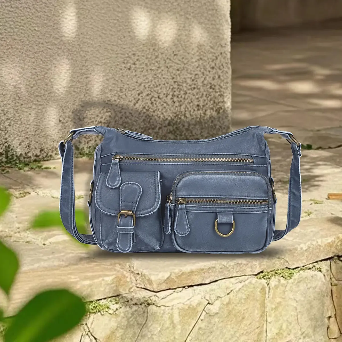 Fashion shoulder bag Soft PU leather Hobobag