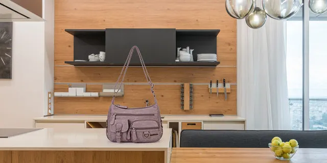 Fashion shoulder bag Soft PU leather Hobobag