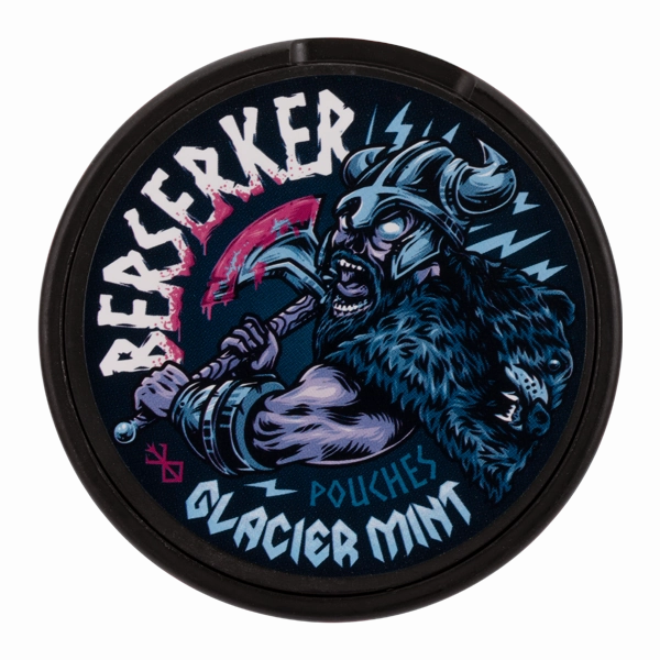 Glacier Mint BERSERKER Caffeine Pouch