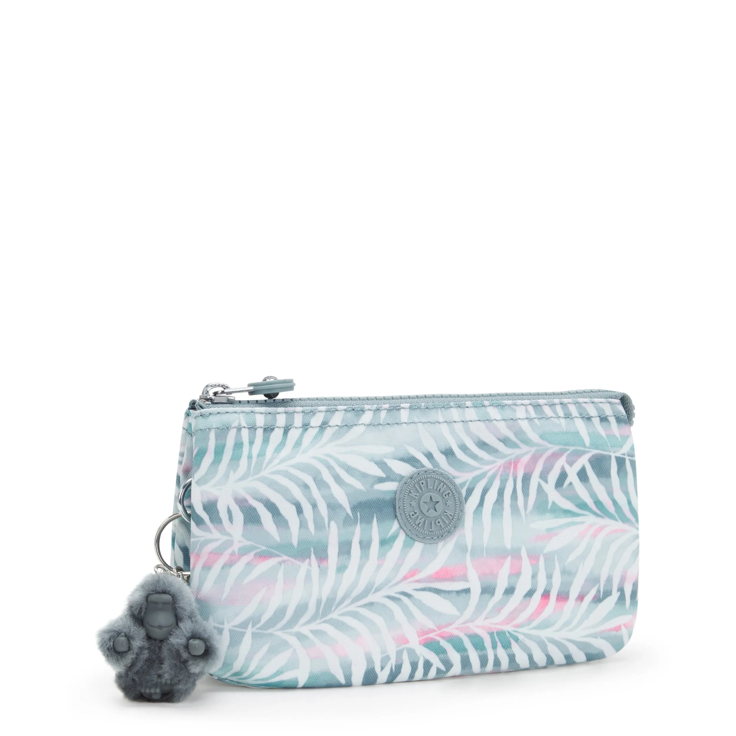 Kipling Creativity Large Printed Pouch - Palmtree Leaves