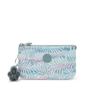 Kipling Creativity Large Printed Pouch - Palmtree Leaves