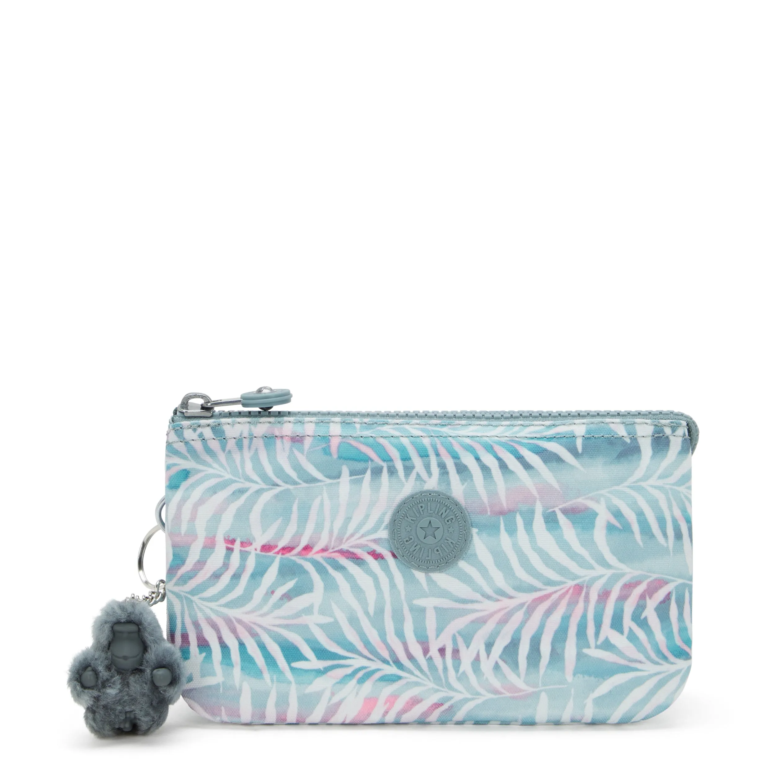 Kipling Creativity Large Printed Pouch - Palmtree Leaves