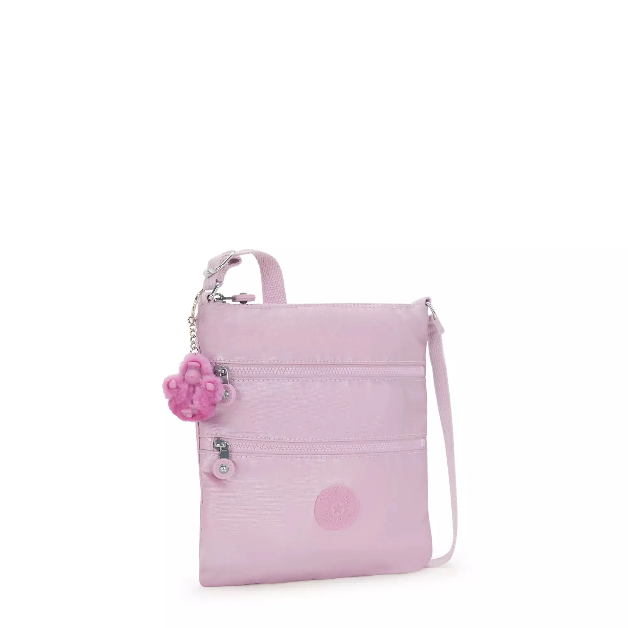 Kipling Keiko Metallic Crossbody Mini Bag - Metallic Lilac